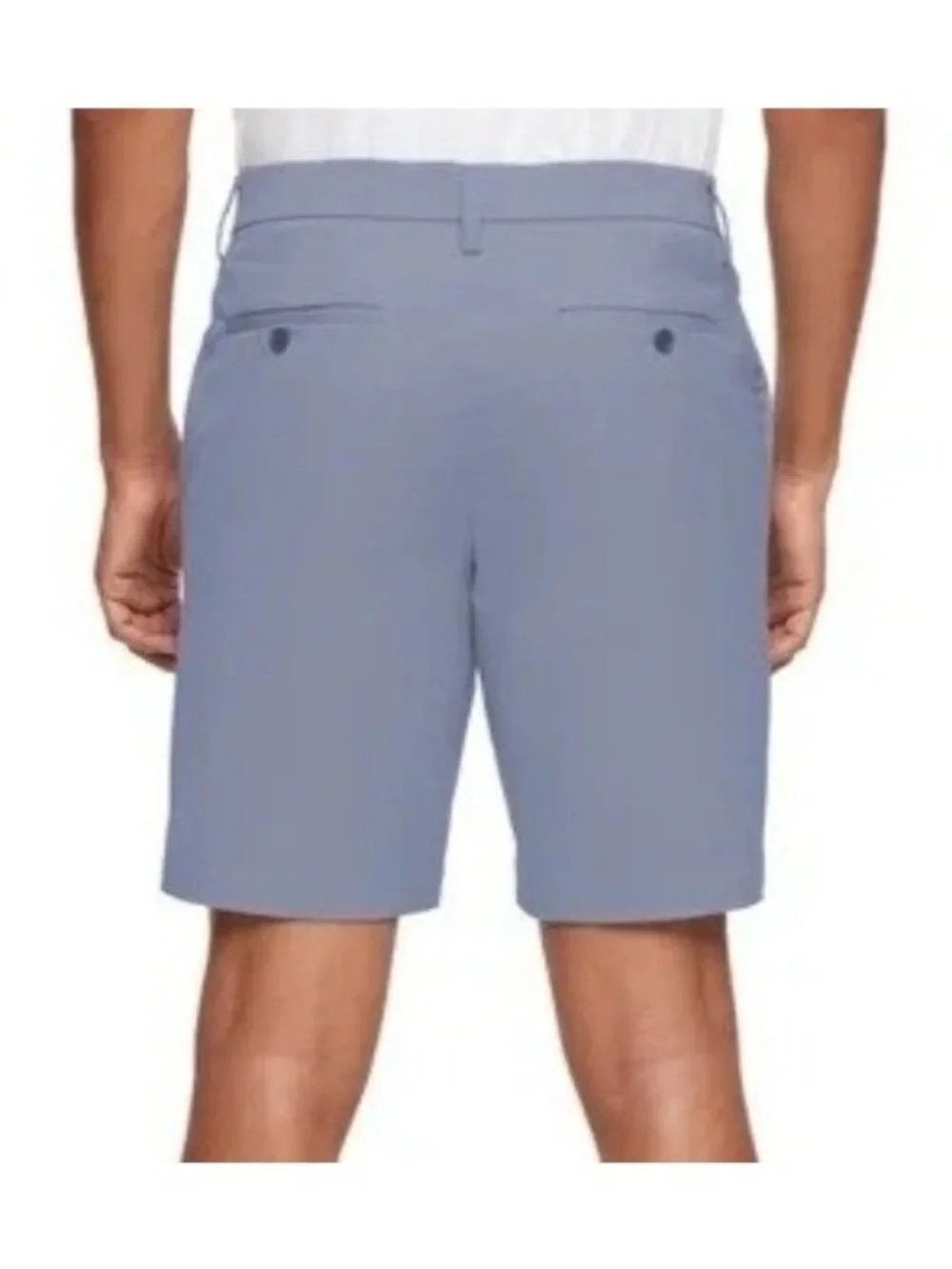 NWOT Banana Republic Men's 34 Light Blue Chino Shorts Cotton Blend